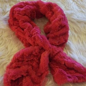 Girls Faux chenille infinity scarf